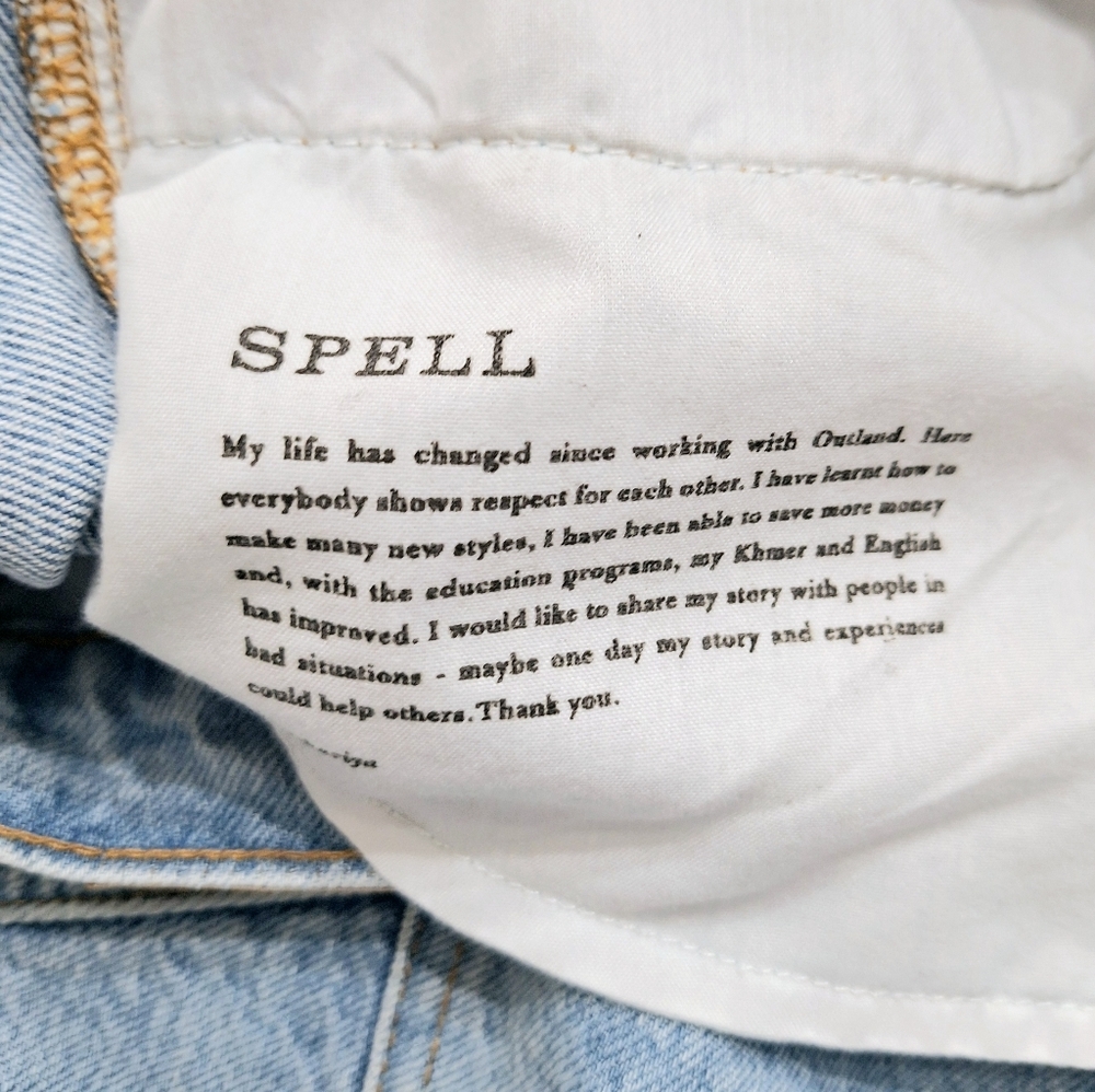 Spell + the Gypsy Eve Denim Skirt in Sun Washed Blue- Small - Picture 10 of 10